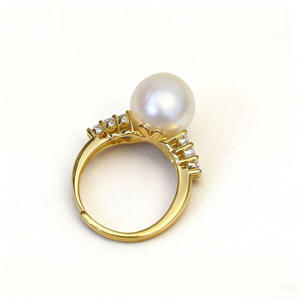 WENCHI 11770 Juego de Pulsera y Anillo de Plata S925 DIY, Cadena de Dedo Vacía con Perlas y Accesorios, Estilo Lazo de Mariposa de 7-9mm - Product Image 5