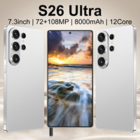 S26 Ultra, Teléfono Inteligente 5G de 7.3 Pulgadas, 16GB+1TB, Batería de 8800mAh, Cámaras de 72MP+108MP, Deca Core, HD LTE, Venta Directa de Fábrica al Por Mayor