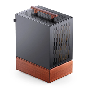 Nueva caja de <span class=keywords><strong>PC</strong></span> de madera de nogal vertical de Matx/ITX de soporte negro T7 para <span class=keywords><strong>PC</strong></span> de juegos, nueva, T7, 2017 - Product Image 2