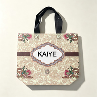 Sac de courses non tissé personnalisé avec logo imprimé et fond à soufflets, sac écologique réutilisable pour les caisses des supermarchés