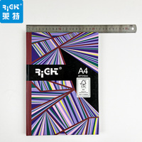Carnet ligné A4 de qualité supérieure, couverture rigide, journal durable pour les notes de réunions de bureau