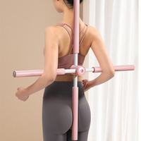 Fitness réglable rétractable Yoga ouverture corps bâton dos étirement outil Posture correcteur pôle bâton Posture correcteur bâton