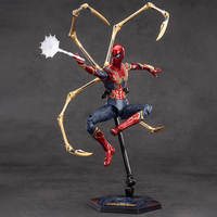 Zd Toys - Figuras de Acción Originales de Spider-Man, Marvel Avengers 3, Iron Spider-Man 2.0, Escala 1/10, Articulaciones Móviles, 18 cm, 7 Pulgadas