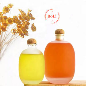 Botellas de licor personalizadas Garafa Diamante Korked botella de vidrio con tapa de corcho para agua fruta jugo Ron Gin Tequila licor Spirtis - Product Image 1