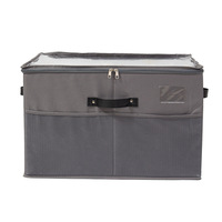 Boîte de rangement pour chaussures en tissu non tissé pliable grande capacité avec fermeture éclair pour sous le lit – Vente en gros Amz