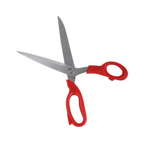 Professional Tailor's <b>Scissors</b> Stainless Steel Blades Rubber Handles Large Size for Fabric Cutting Clothing <b>Sewing</b> Household - Product Image 4
