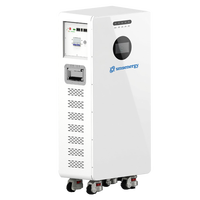 Smsenergy 16KWh 10-20KW 51.2V LiFePO4 Stockage d'énergie domestique empilable solaire IP55 CAN Hybride Réseau Portable Mobile Durée de vie de plus de 10 ans