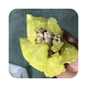Piedras preciosas curativas de <span class=keywords><strong>azufre</strong></span> amarillo de alta calidad al por mayor, cuarzo natural no pulido para decoración fengshui - Product Image 1