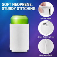 Panier isotherme pliable en néoprène 12oz avec logo personnalisé, imperméable, pour bière, soda, fête, mariage, cadeau promotionnel