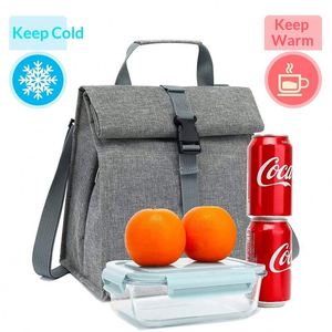 Bolsa Térmica Plegable de Moda para Picnic y Senderismo, Ligera, con Aislamiento Superior y Correa Ajustable - Product Image 4