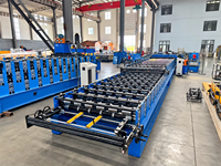 Machine de formage à froid de tôles de toiture en acier double couche de haute qualité