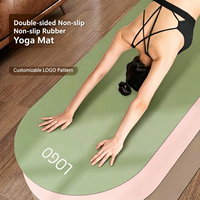 Tapis de yoga Pilates éco-responsable CZFIT, 5 mm d'épaisseur, antidérapant, absorbant, universel, avec sangle de transport, pliable