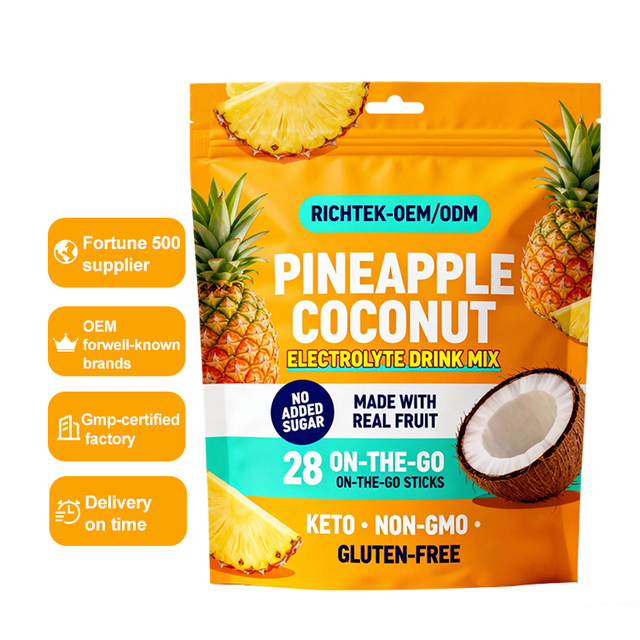 Electrolyte Drink Mix Powder Instant Beverage Supplement for Sports Nutrition Private Label Manufacturer