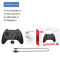 Manette de jeu sans fil exclusive à moule personnalisé avec vibration haptique, gyroscope et fonction de réveil pour jeux mobiles, compatible NS