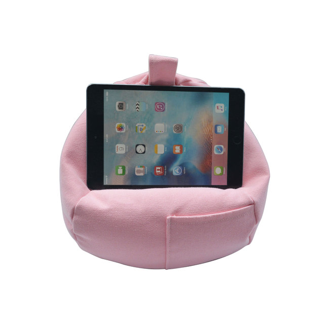 Functional Tablet and Phone Pillow Stand Desktop Bed Reading Pillow Bean Bag Tablet Holder Multi Angle Tablet Cushion