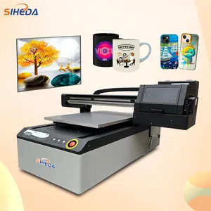 Продвижение с фабрики Oem низкая цена ультрафиолетовый 6090 принтер Siheda Uv планшетный принтер 6090 подходит для хрустальных наклеек