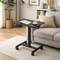 Table de travail ergonomique mobile à vérin pneumatique pour ordinateur portable, bureaux à domicile, bureau assis-debout, bureau à vérin à gaz