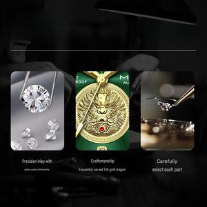 En stock, montre automatique en or de qualité supérieure pour hommes, 43 mm, verre saphir, Miyota 8205, montre mécanique à remontage automatique - Product Image 5