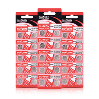 Baterai Alkaline 1.5V AG10 yang Dapat Disesuaikan 1.55V LR1130 LR54 dengan 0% Hg untuk Peralatan Rumah Tangga, Mainan, Elektronik Konsumen dalam Ukuran AG3