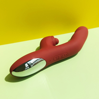 GINYA Neues Design Heizender Kaninchenvibrator Weiblicher Klopfvibrator Klitoris-Stimulationsmassagegerät Erwachsenen-Gesundheits-Sexspielzeug für Frauen