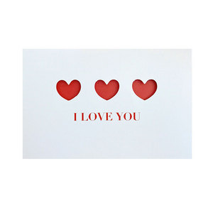 <span class=keywords><strong>Tarjeta</strong></span> de Felicitación Minimalista para Floristería, Día de San Valentín, Festival Qixi, Cumpleaños, Agradecimiento; <span class=keywords><strong>Tarjeta</strong></span> Creativa de Cartón con Estampado en Caliente - Product Image 5