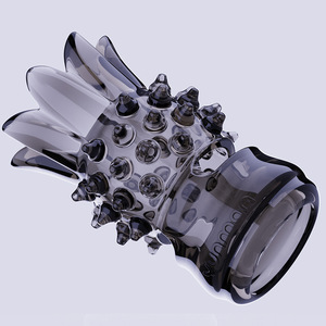 Anillo para pene con púas y función de vibración con bloqueo para estimulación adulta - Product Image 2