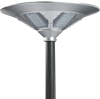 Lampe solaire décorative de jardin 50W 8500LM, lampe LED extérieure avec télécommande, indice de protection IP65, garantie de 3 ans, construction en alliage d'aluminium