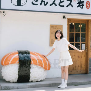 Sushi créatif-Personnalisation de la sculpture de sushi en forme de porte-<span class=keywords><strong>Magasin</strong></span> de restaurant japonais-Installations de prise de photos et d'affichage - Product Image 2