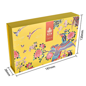 Caja de Regalo Cosmética Magnética Dorada de Alta Gama Personalizable, Empaque de Cartón Rígido para Lápiz Labial, Crema Facial y Cuidado de la Piel - Product Image 3