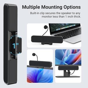 Altavoces para Computadora INGA con Micrófono Desmontable, Conexión Plug and Play / Inalámbricos, Alarma, Micrófono con Silenciador de un Toque, Bajos Estéreo - Product Image 5