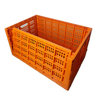 Vente en gros Caisse à oeufs en maille PP pliable et empilable de haute qualité Conteneur pliable recyclable pour le stockage logistique