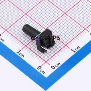 TSA06154-120B332BA Tactile <b>Switch</b> Through hole Component (THT),6.1x6.1mm <b>Switch</b> Single Pole Single Throw Round Button 1.8N 6.1mm - Product Image 2