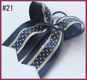 Venta al por Mayor de Lazos para el Cabello de 8 Pulgadas con <span class=keywords><strong>Tres</strong></span> Capas de Lentejuelas y Diseño de Puntos, Lazos Deportivos para Niñas, Accesorios para el Cabello - Product Image 6