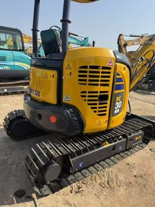 Mini-excavatrice Komatsu PC30 d'occasion 3 tonnes 0.09m Moteur à godet Moteur Pompe boîte de vitesses - Product Image 2