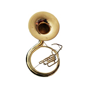 Seasound OEM <span class=keywords><strong>prix</strong></span> d'usine professionnel Sousaphone JYSS6000 BB ton corps en laiton de haute qualité trompette de Surface laquée d'or - Product Image 2