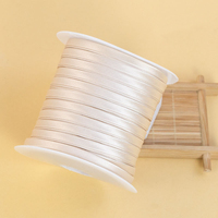 Ruban biais satiné 6 mm effet soie, sans repassage, pour cheongsam et vêtements