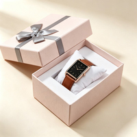 Boîte rigide pour montres en gros avec couvercle, étuis pour montres homme et femme avec logo personnalisé, emballage de montre exquis