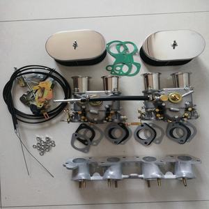 Kit Karburator FAJS CZ2-<span class=keywords><strong>2</strong></span>-40-1Twin 40/4548DCOE untuk Volvo B200/230 Termasuk Manifold & Link - Product Image 5