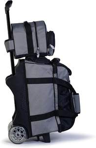 brunswick The bowling <b>bag</b> has a separate shoe compartment for shoes and a retractable handle that can be extended to 40" - Product Image 5