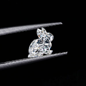 Diamant naturel taille lapin 1,00 carat E/VVS1 certifié IGI, diamant non monté pour la création de bijoux - Product Image 1