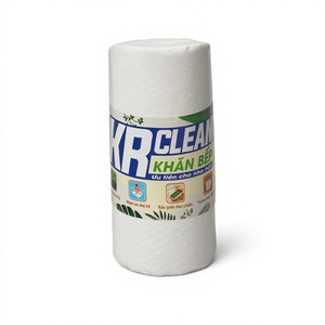 Paños de Cocina Blancos KRClean, 100 Hojas, Reutilizables, No Tejidos, Absorbentes de Aceite, Paño de Limpieza de Cocina de 1 Capa, Ecológicos, para Uso Diario - Product Image 1