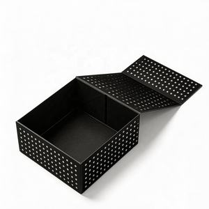 Caja de Regalo Magnética para Caviar con Logotipo Personalizado, Juego de Caviar Negro de Lujo, Cajas de Regalo Rígidas de Cartón, Caja de Embalaje Magnética - Product Image 1