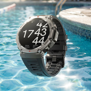 Montre connectée sport DM58 avec alarme, suivi de distance, GPS et cartes <span class=keywords><strong>en</strong></span> <span class=keywords><strong>ligne</strong></span> pour garçons, filles, hommes et femmes, idéale pour les coureurs et les sportifs - Product Image 1