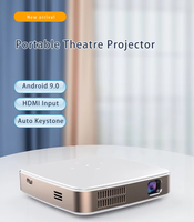 Proyector LED DLP Inteligente WIFI 3D 4K Pico 1080P de Alta Calidad, Mini Proyector de Video Portátil de Bolsillo para Cine en Casa Android