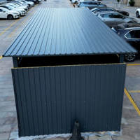 Tuiles de toiture métalliques écologiques avancées, résistantes au feu et à l'eau, panneaux sandwich en aluminium, isolation thermique pour hôtels