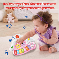 Clavier Piano jouet pour bébé plusieurs fonctions bébé jouets ciel bleu et mer à piles dessin animé Radio jouets pour enfants