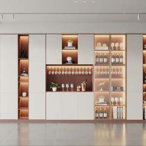 High-quality Zero-Cost Design Modern Style Living Room Sideboard & <b>Wine</b> <b>Cabinet</b> Set Factory Direct Sales - Product Image 1