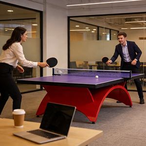 Vente directe d'usine, table de tennis de table 25 mm, table de <span class=keywords><strong>ping</strong></span>-<span class=keywords><strong>pong</strong></span> professionnelle, type compétition, haute élasticité pour les matchs professionnels - Product Image 2
