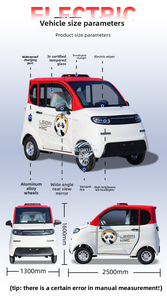 Voiture électrique mini à quatre roues, nouvelle énergie, basse vitesse, prix de gros - Product Image 3