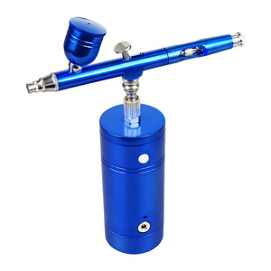 Airbrush Handheld Rechargeable <b>Pump</b> Dual Action Gravity Feed Adjustable Speed Makeup Spray Paint Portable 100-150mm - Product Image 5